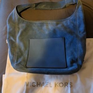 Michael Kors Lena Denim Blue Suede 